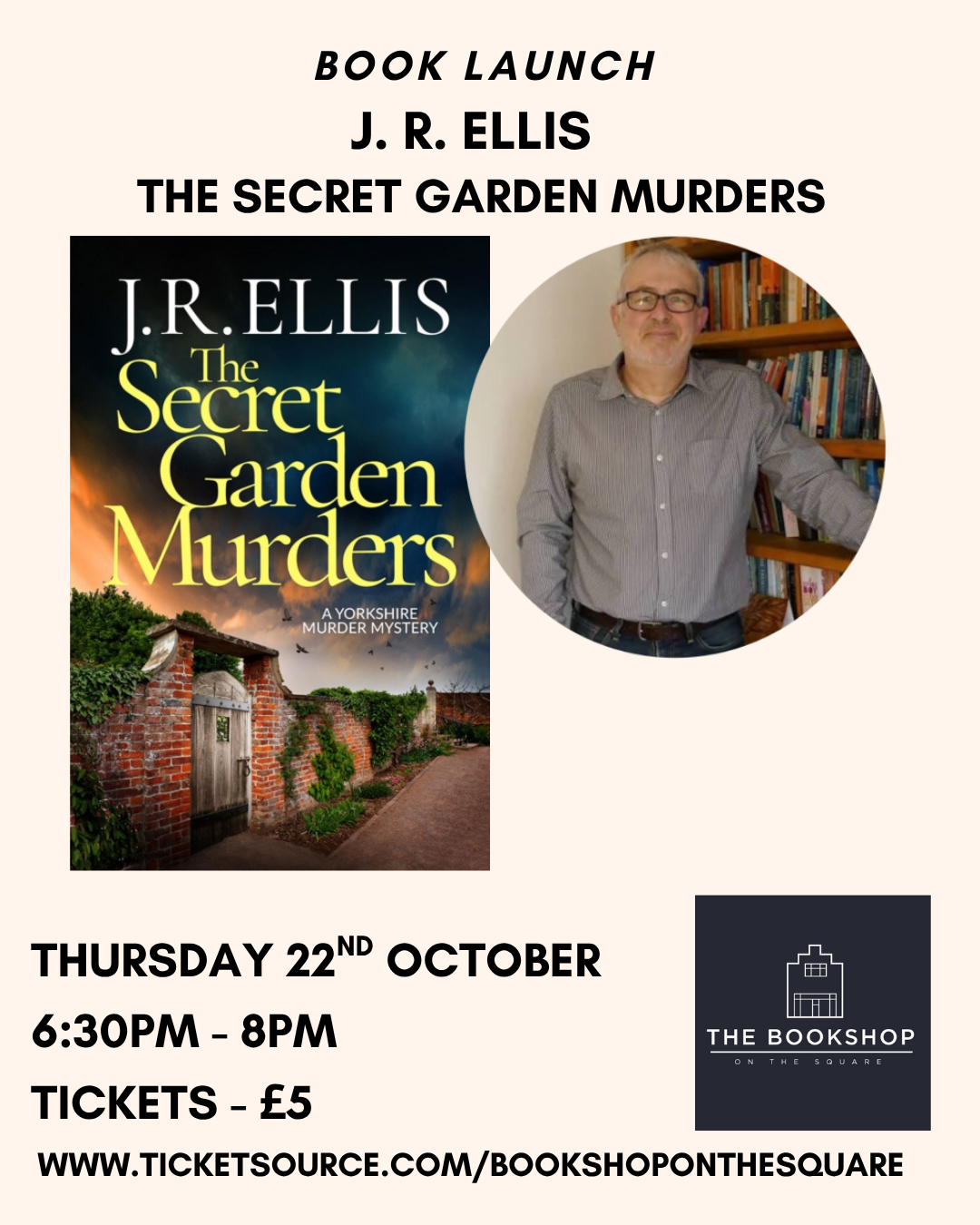 Book Launch with J. R. Ellis - The Secret Garden Murders