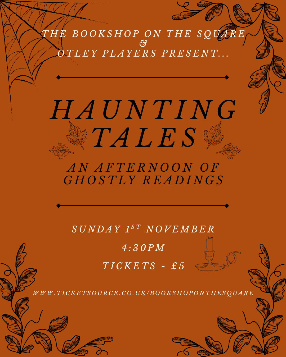 Haunting Tales - an afternoon of ghostly readings