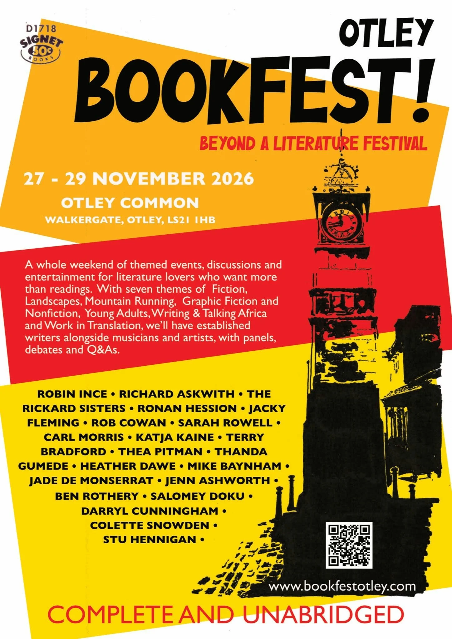 Otley BookFest! Beyond A Literature Festival