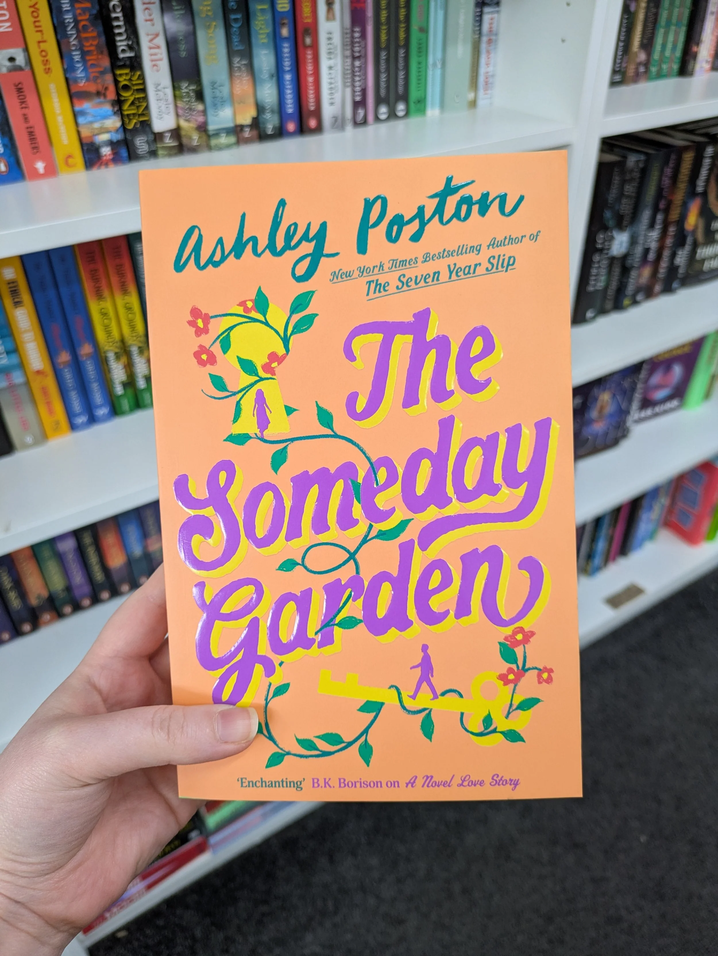 The Someday Garden by Ashley Poston - sprayed edge edition