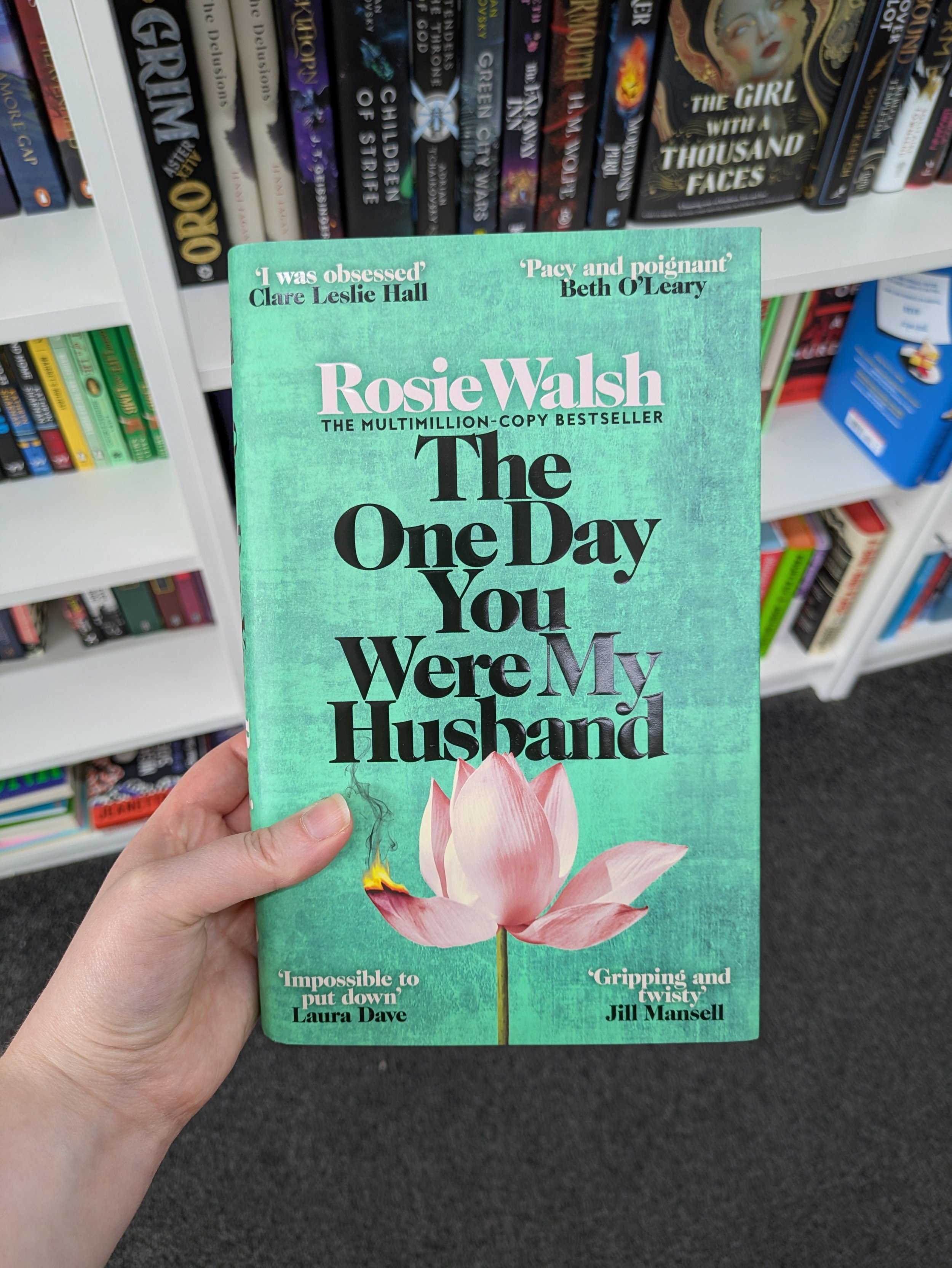 The One Day You Were My Husband by Rosie Walsh - sprayed edge edition