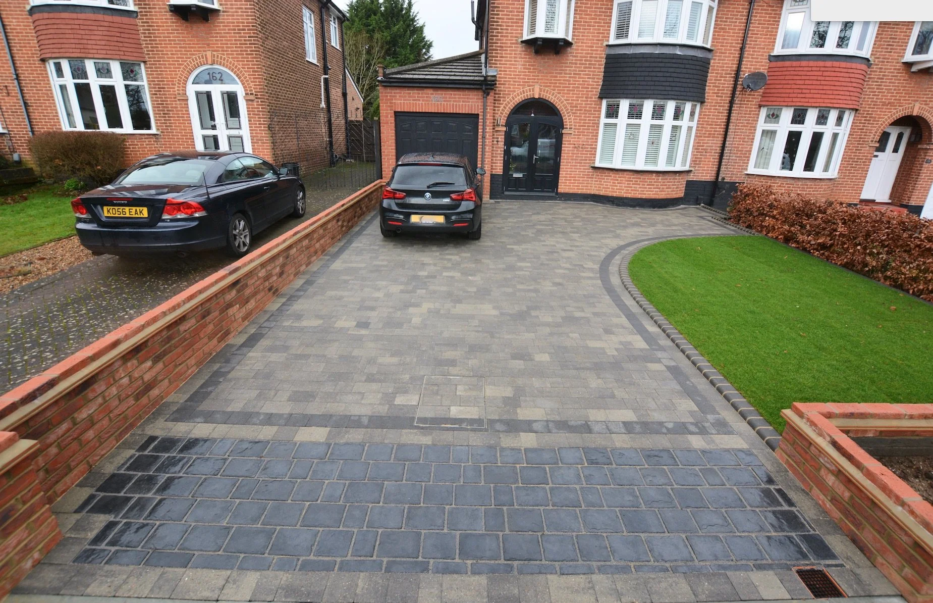 block paving and walling