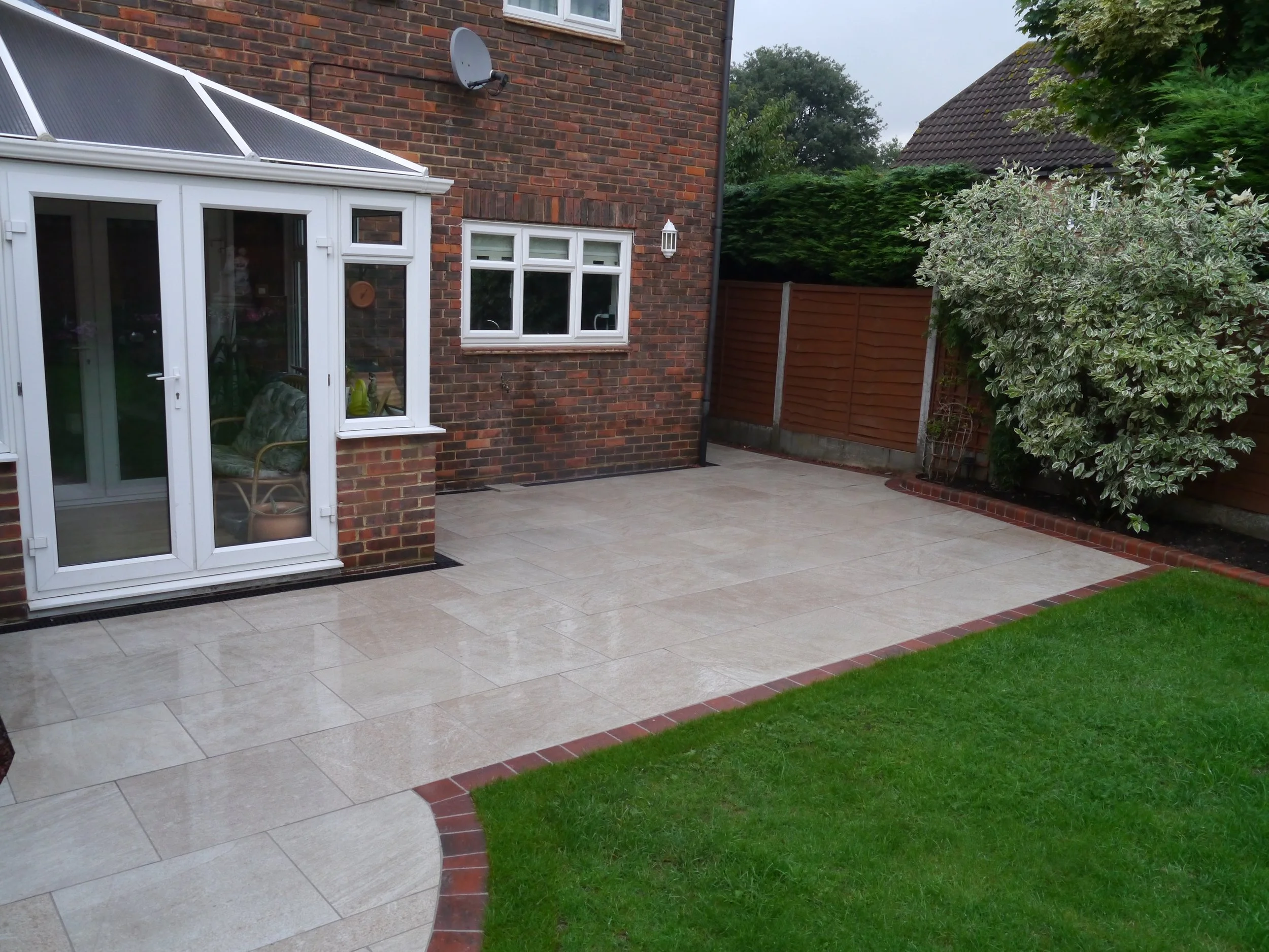 porcelain paving patio sidcup