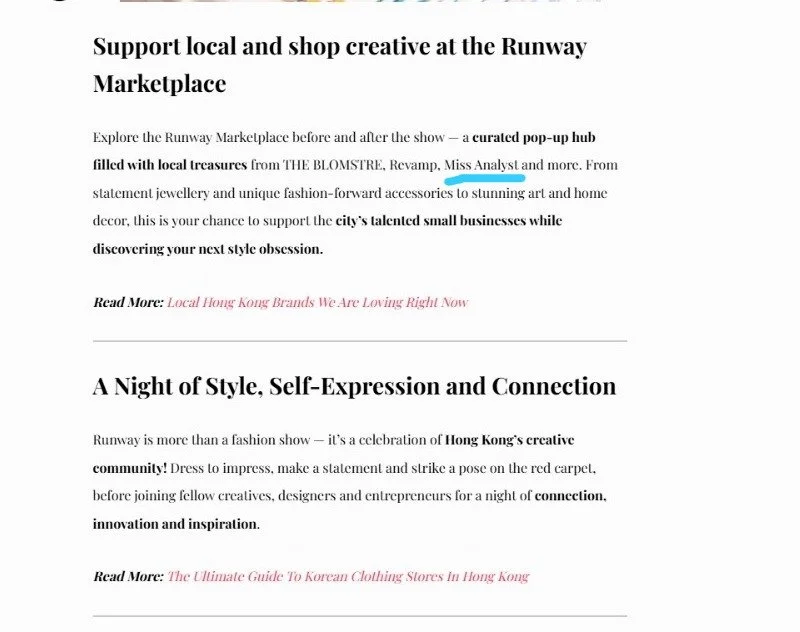 Sassy Hong Kong, Miss Analyst, Colour Analysis