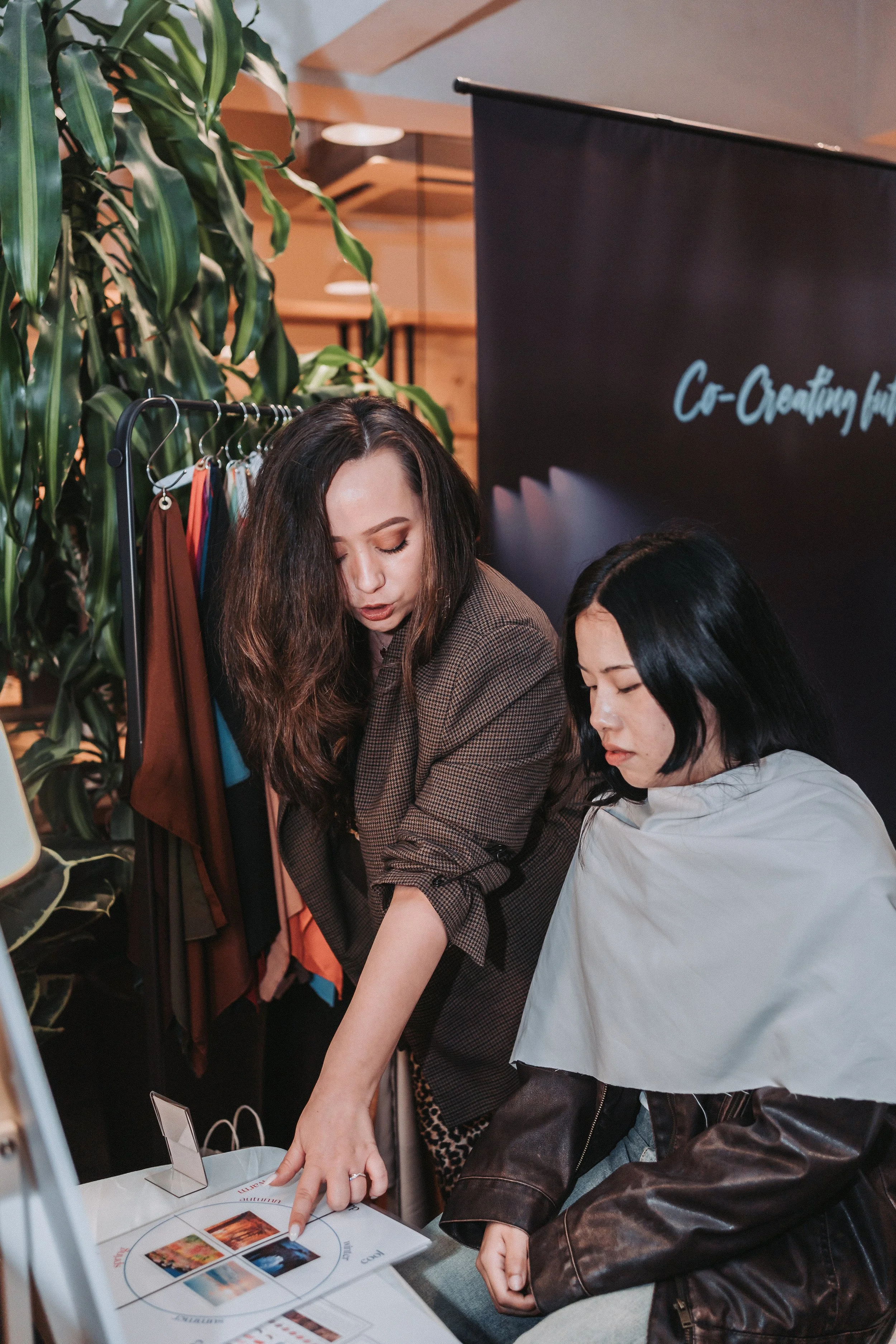 Colour Analysis with personal stylist Miss Analyst, Hong Kong