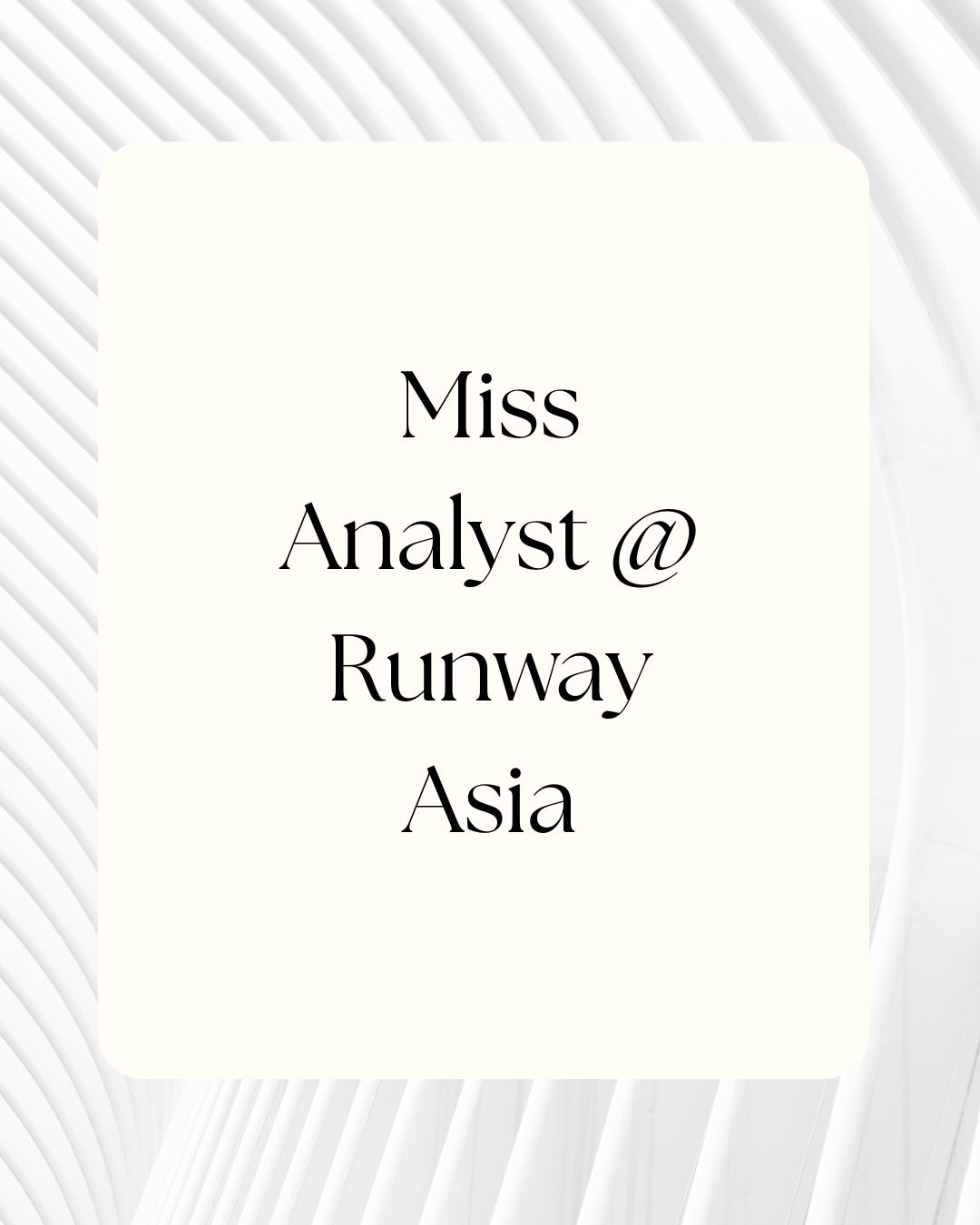 Miss Analyst, best personal stylist, top colour analysis in Asia, premium, image consulting Hong Kong