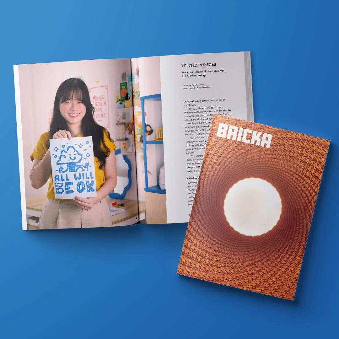 Incredibly excited and honoured to have my work and story featured in Issue 3 of @brickamag! 🥹🎉

When Sam first reached out to me, I shared with him my worry of being out of place amongst the line up of incredible LEGO artists he has featured. That