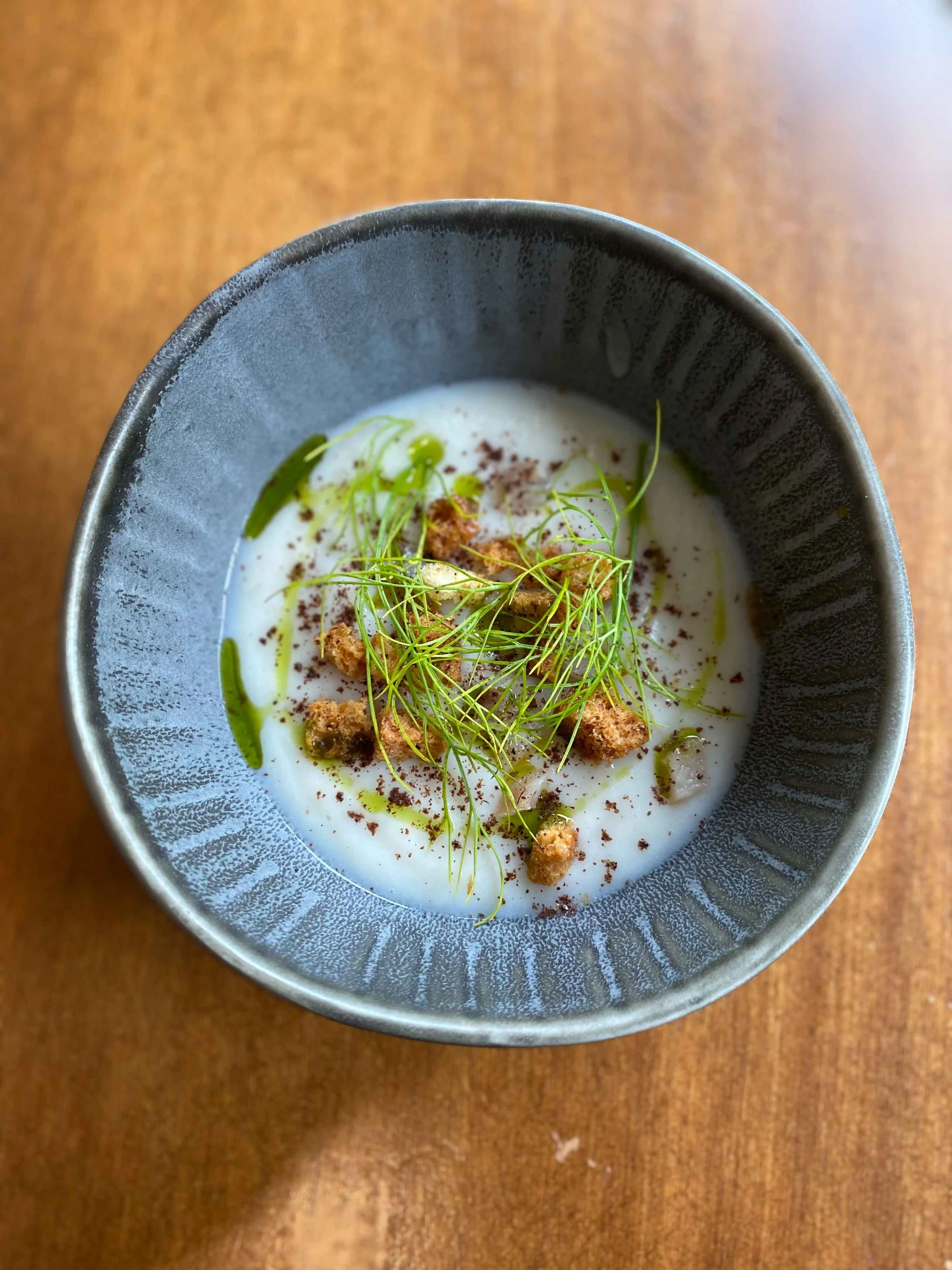 Entrée maison et de saison végétarienne à la Reine de Cœur à Rennes