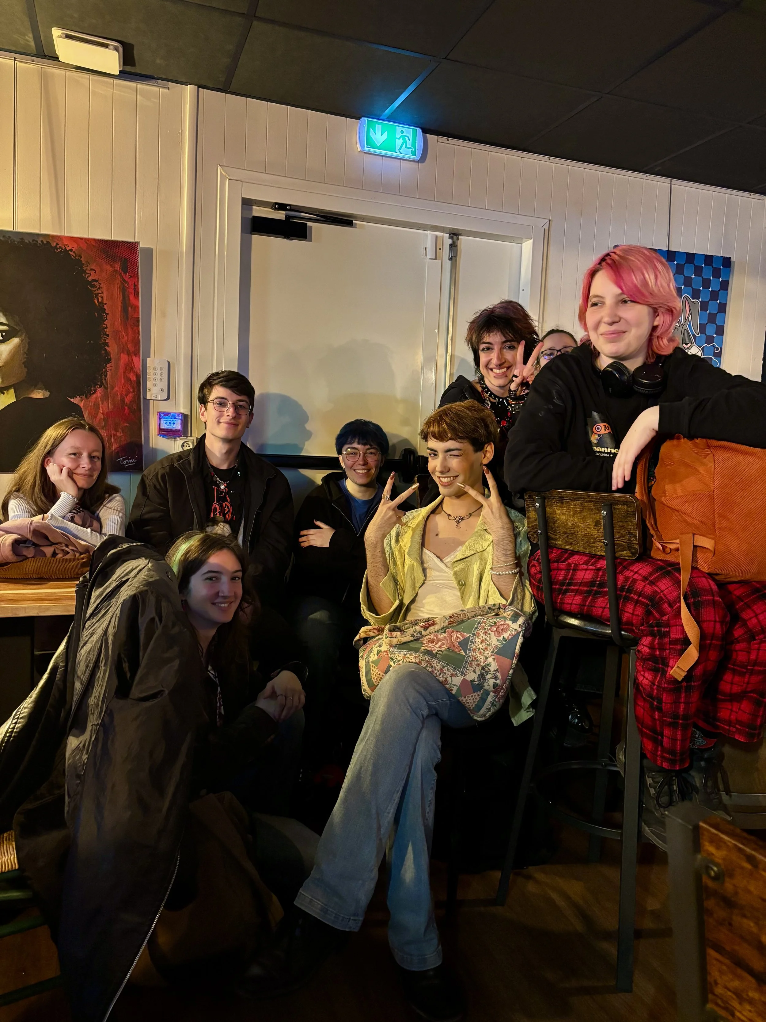 Soirée entre amis à La Reine de Coeur