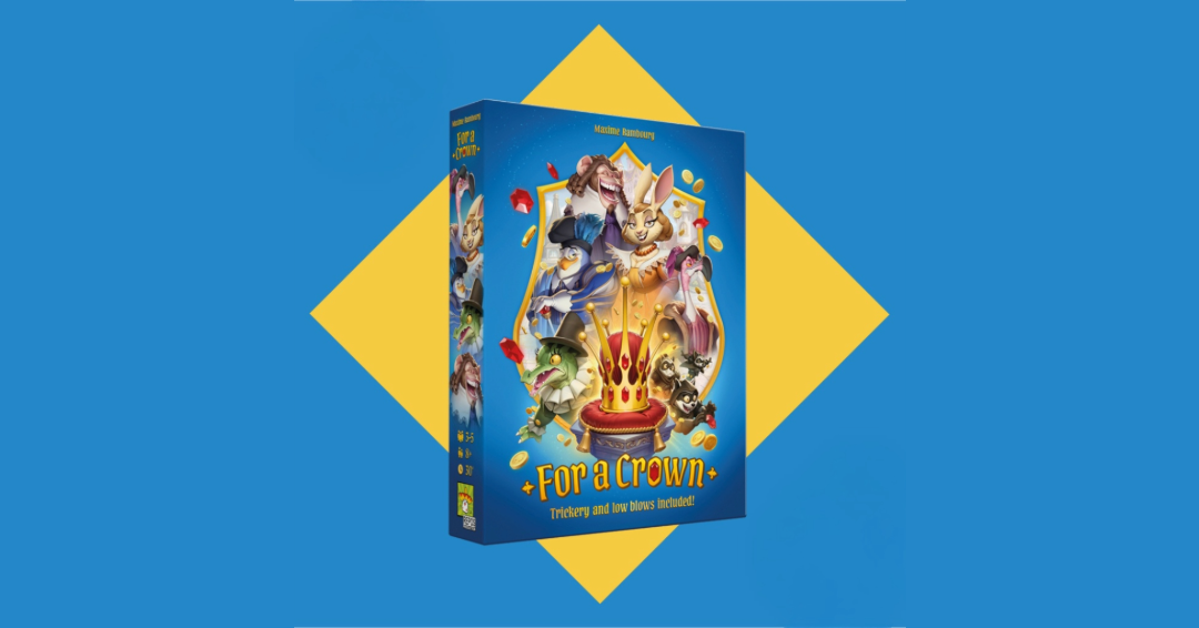 For a Crown : jeu stratégique de coups bas où recruter des personnages et utiliser des cartes fourbes pour dominer vos adversaires