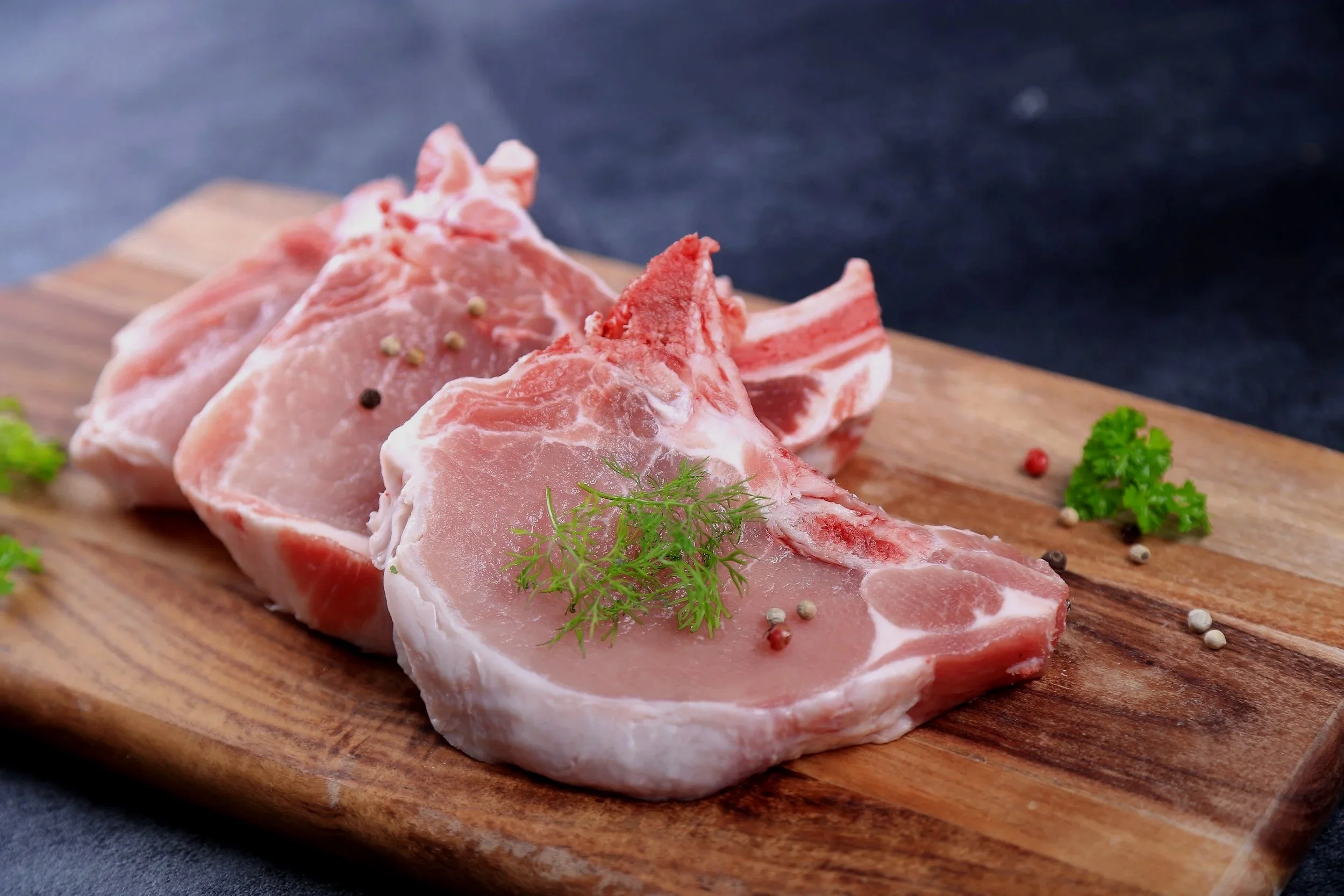 Les côtes de porcs de la Ferme de la Lande