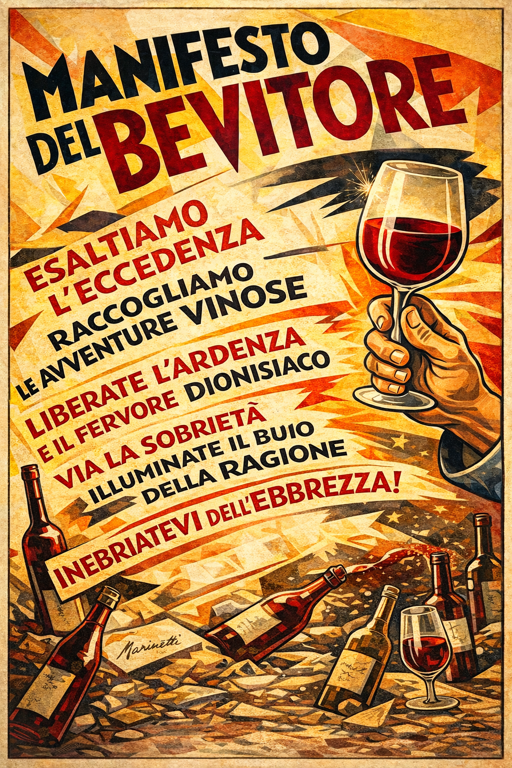 manifesto del bevitore