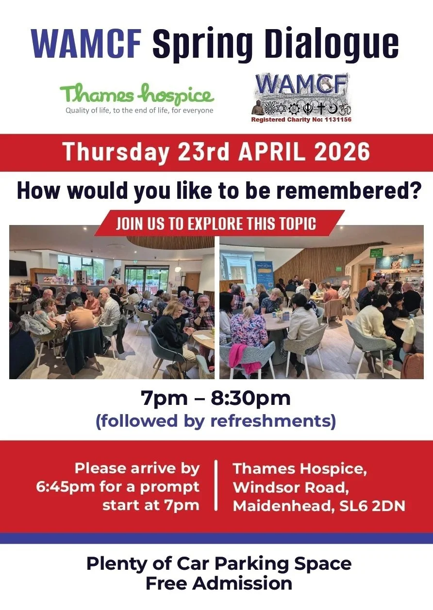 WAMCF Spring Dialogue: How Would You Like to be Remembered? 