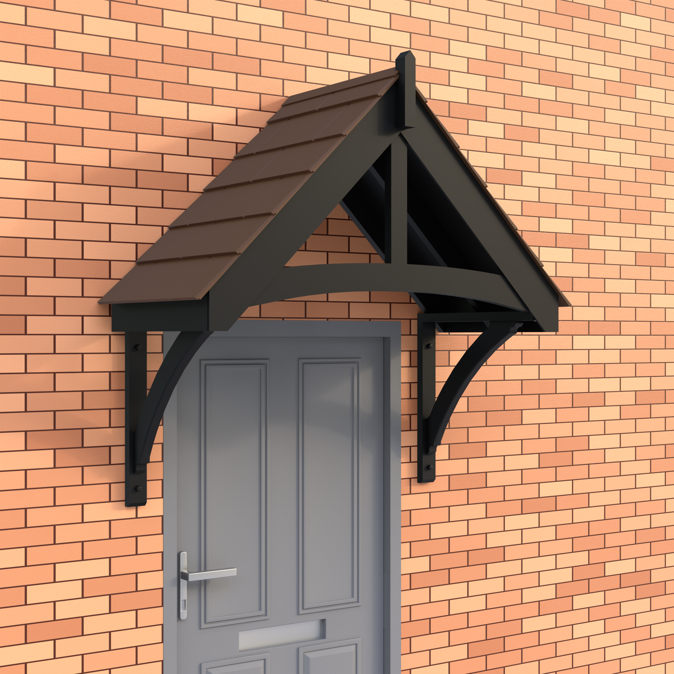 curved-ttruss-black-apex-door-canopy-with-brown-roof-and-curved-brackets.png