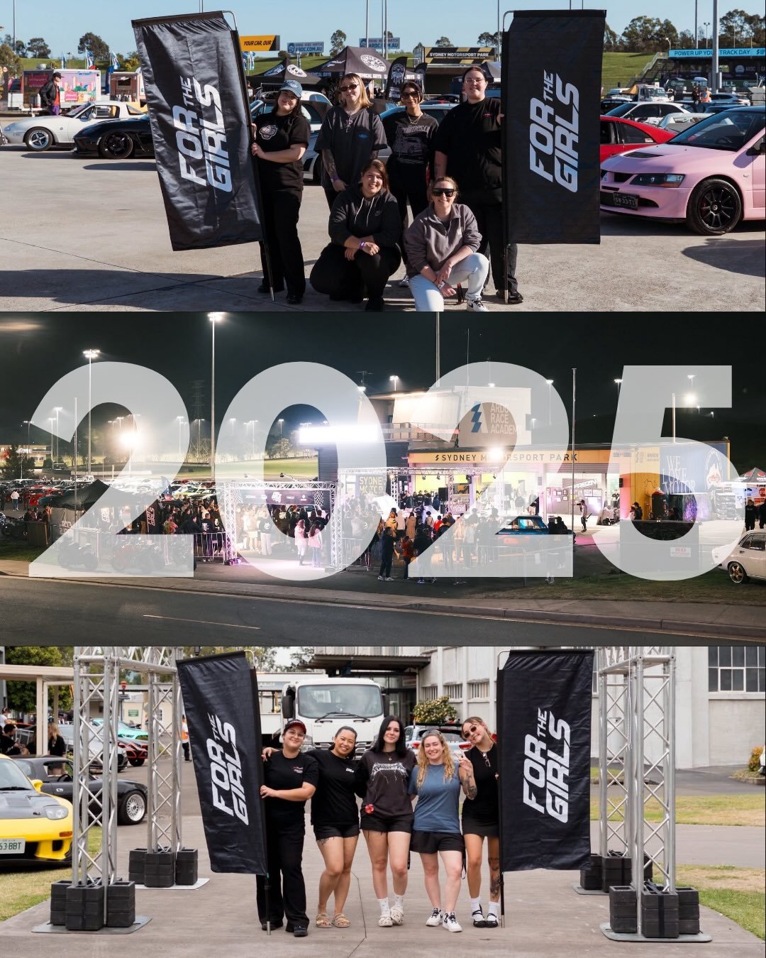 What a year it&rsquo;s been for For The Girls 🖤

✨ 7 events hosted
🤍 Over $2,000 raised for local women&rsquo;s organisations &amp; charities
🏁 8 events &amp; car shows attended

2025 brought so many firsts, our first ever track focused event, our