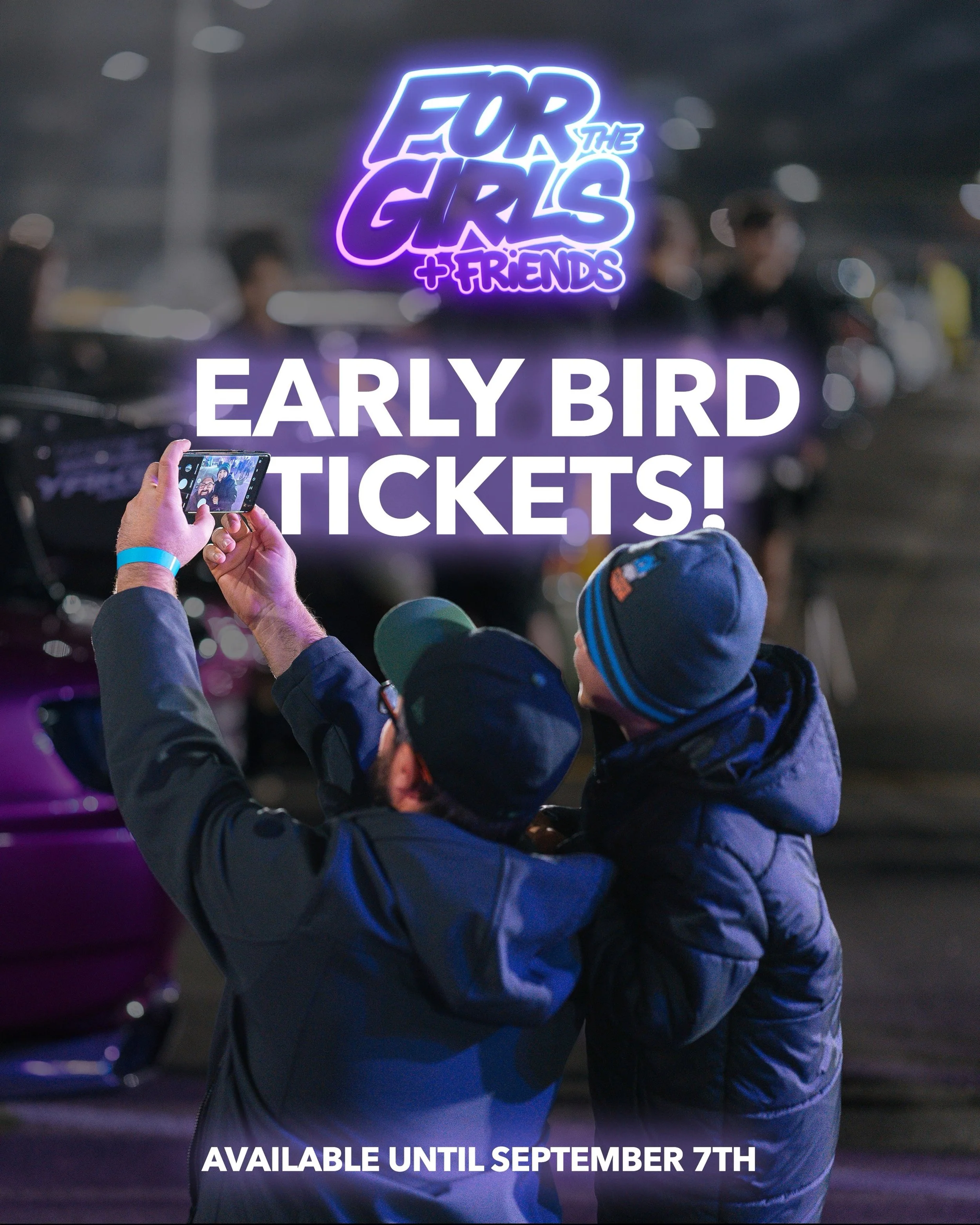 EARLY BIRD TICKETS END SOON! 🎟️

Haven&rsquo;t grabbed your ticket to For The Girls + Friends 2026 yet? Now&rsquo;s the time! 

Our discounted Early Bird spectator tickets are almost sold out and are only available until TOMORROW, the 7th of Septemb
