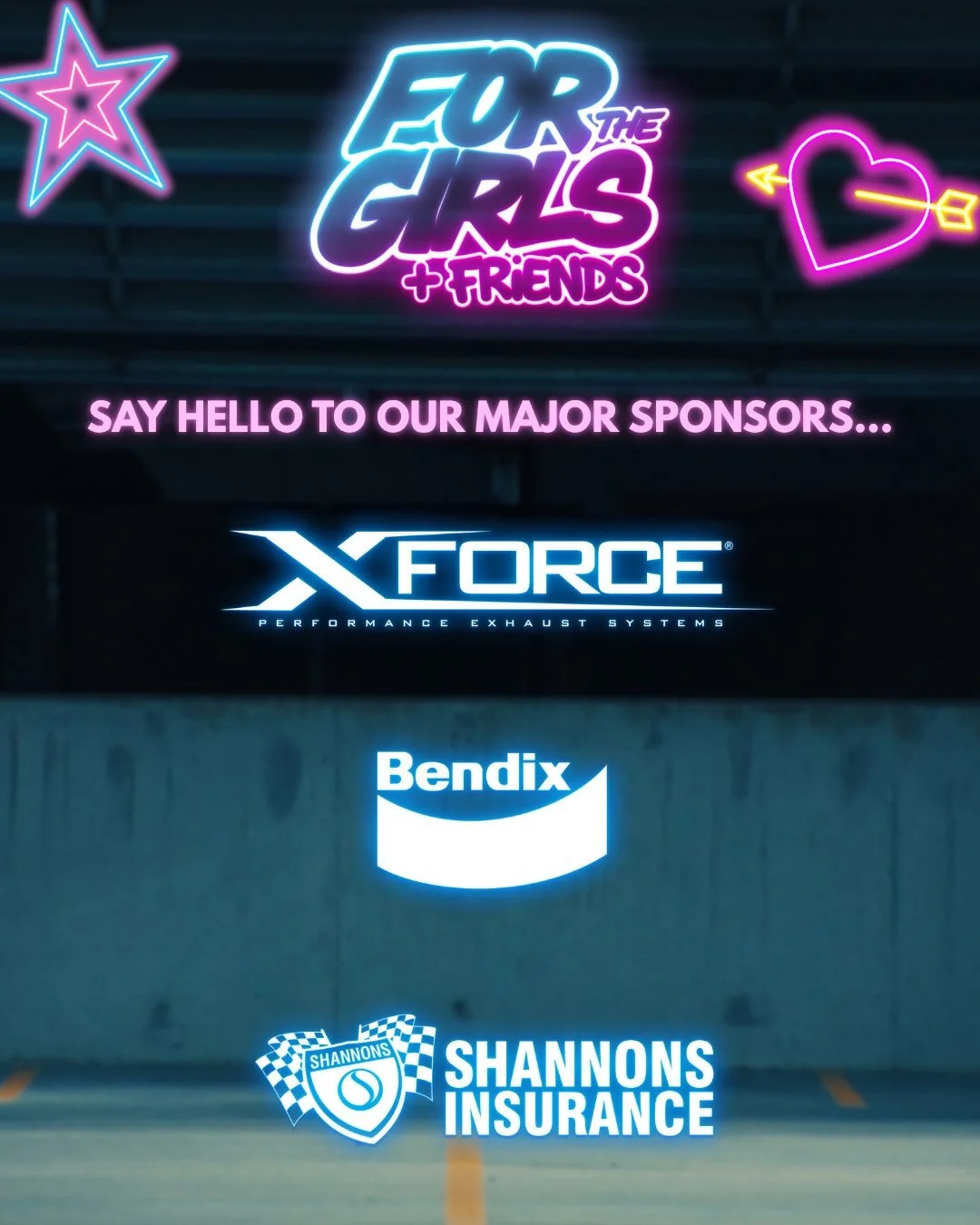 Say hello to this year&rsquo;s MAJOR SPONSORS for For The Girls + Friends 2026! 🏁✨

We&rsquo;re so excited to have these incredible brands on board, helping us bring our biggest event of the year to life! A huge thank you to each of them for their s