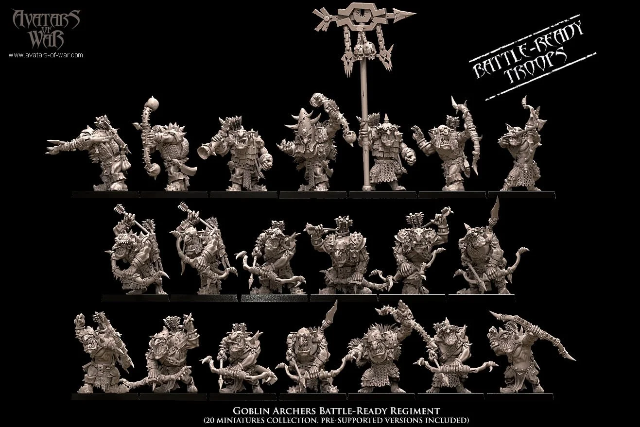 GOBLIN ARCHERS BATTLE-READY REGIMENT