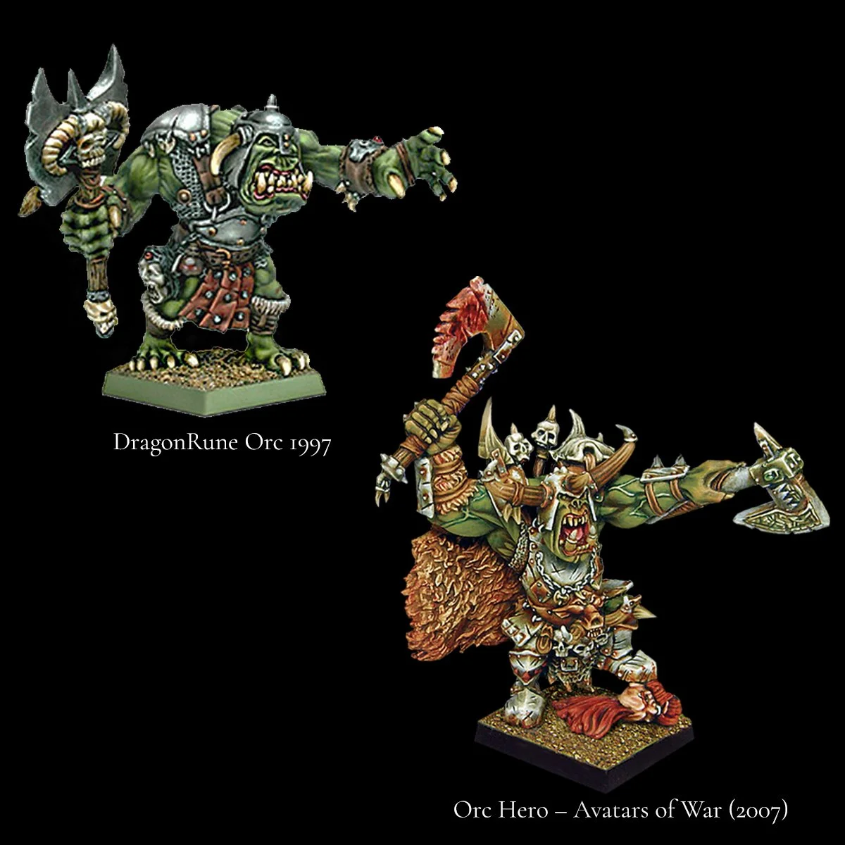 AVATARS OF WAR ORCS: OLD SCHOOL ORC MINIATURES FROM METAL TO 3D PRINT