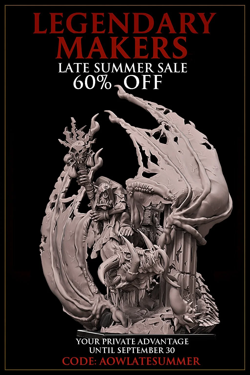 LEGENDARY LATE SUMMER — 60% OFF