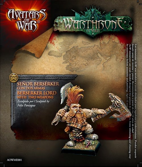 Blister variant of Berserker Lord with paired weapons from Avatars of War.