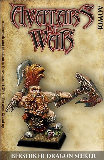 Berserker Dragon Seeker – Avatars of War blister artwork