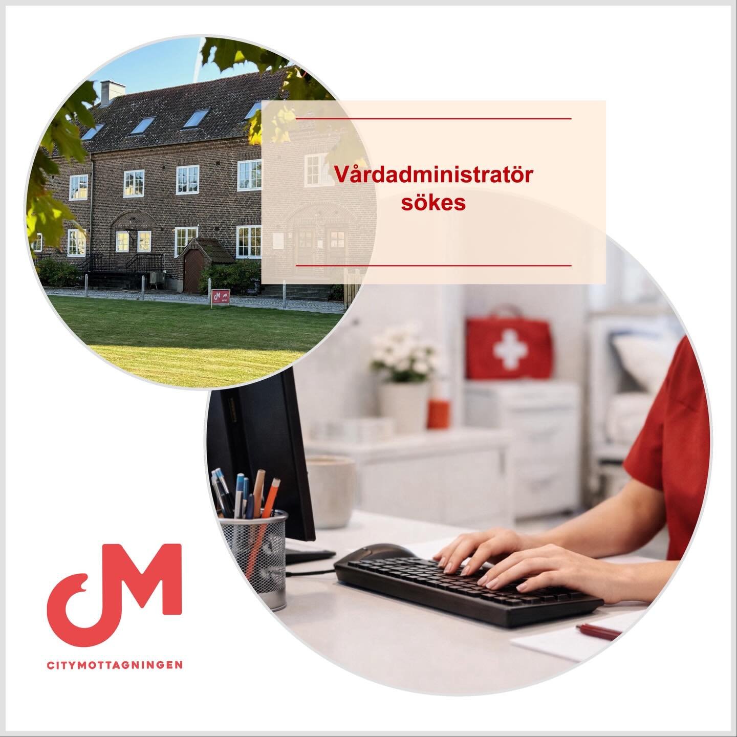 Citymottagningen v&auml;xer och d&auml;rf&ouml;r vill vi nu v&auml;lkomna ytterligare en medarbetare🌱 

Vi s&ouml;ker dig som &auml;r nyfiken p&aring; ditt yrke och vill utvecklas. Du &auml;r flexibel, engagerad, positiv, kan arbeta sj&auml;lvst&aum