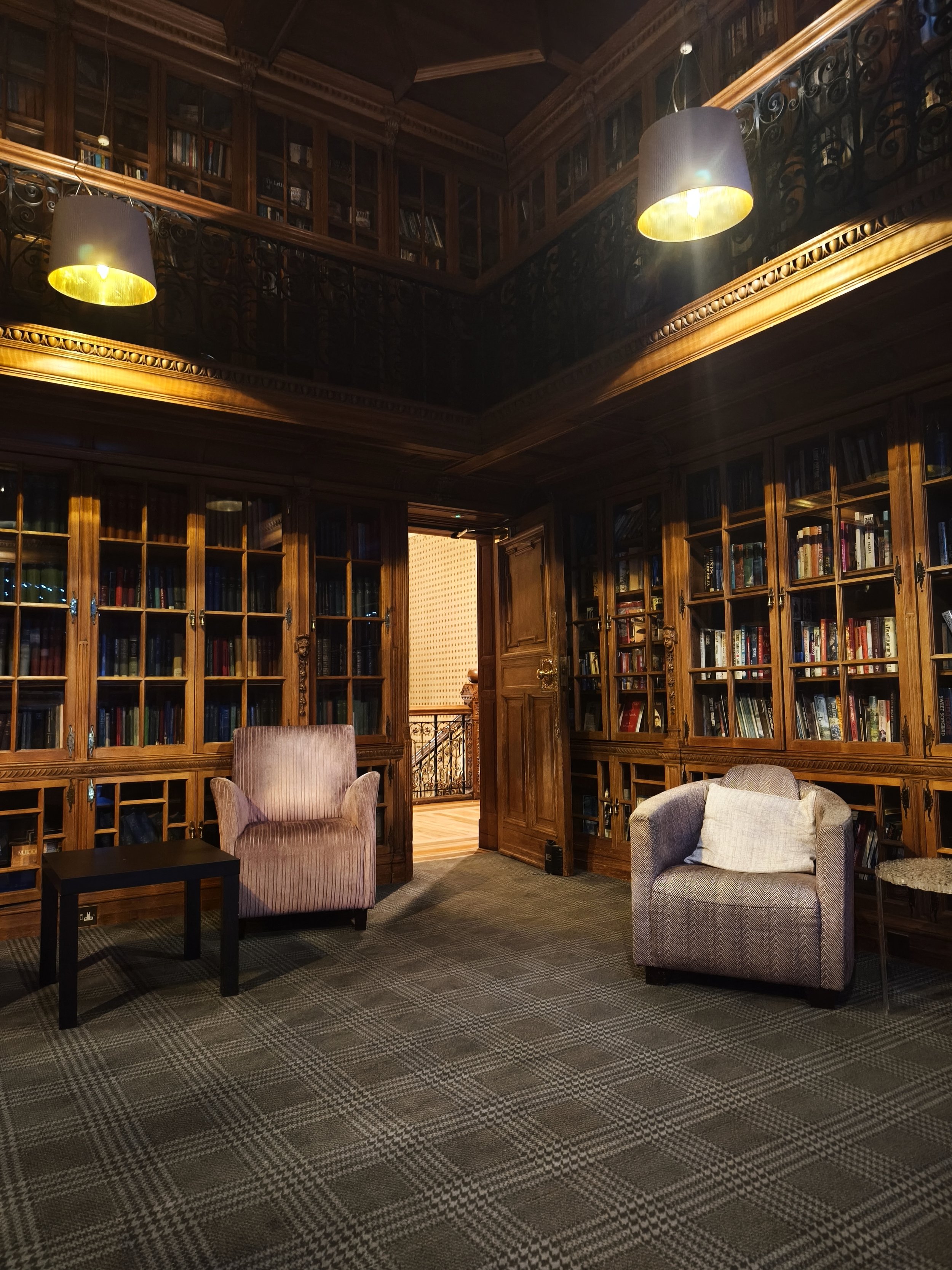 Monday evenings at the library