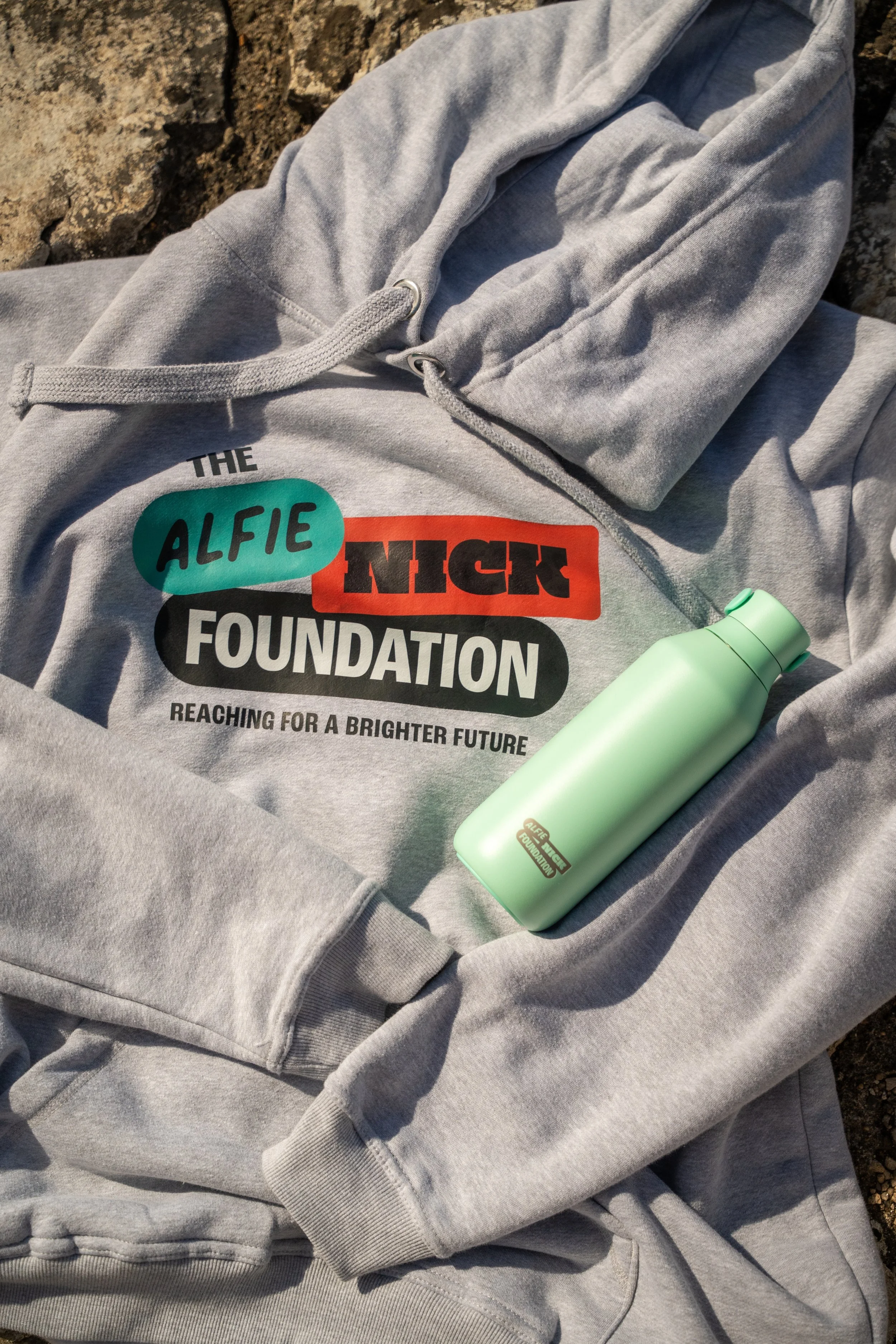 Alfie Nick Foundation Premium Signature Hoodie - Heather Grey