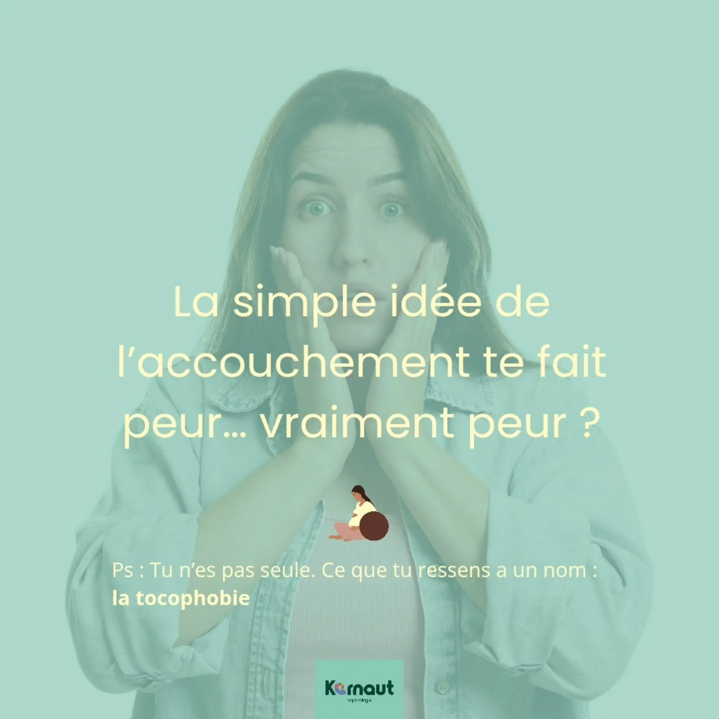 La simple id&eacute;e de l&rsquo;accouchement te fait peur&hellip; tu n&rsquo;es pas seule.

Cette peur a un nom : la tocophobie.
Elle est r&eacute;elle et normale. Ton corps et ton esprit se pr&eacute;parent &agrave; un moment intense et inconnu.

M