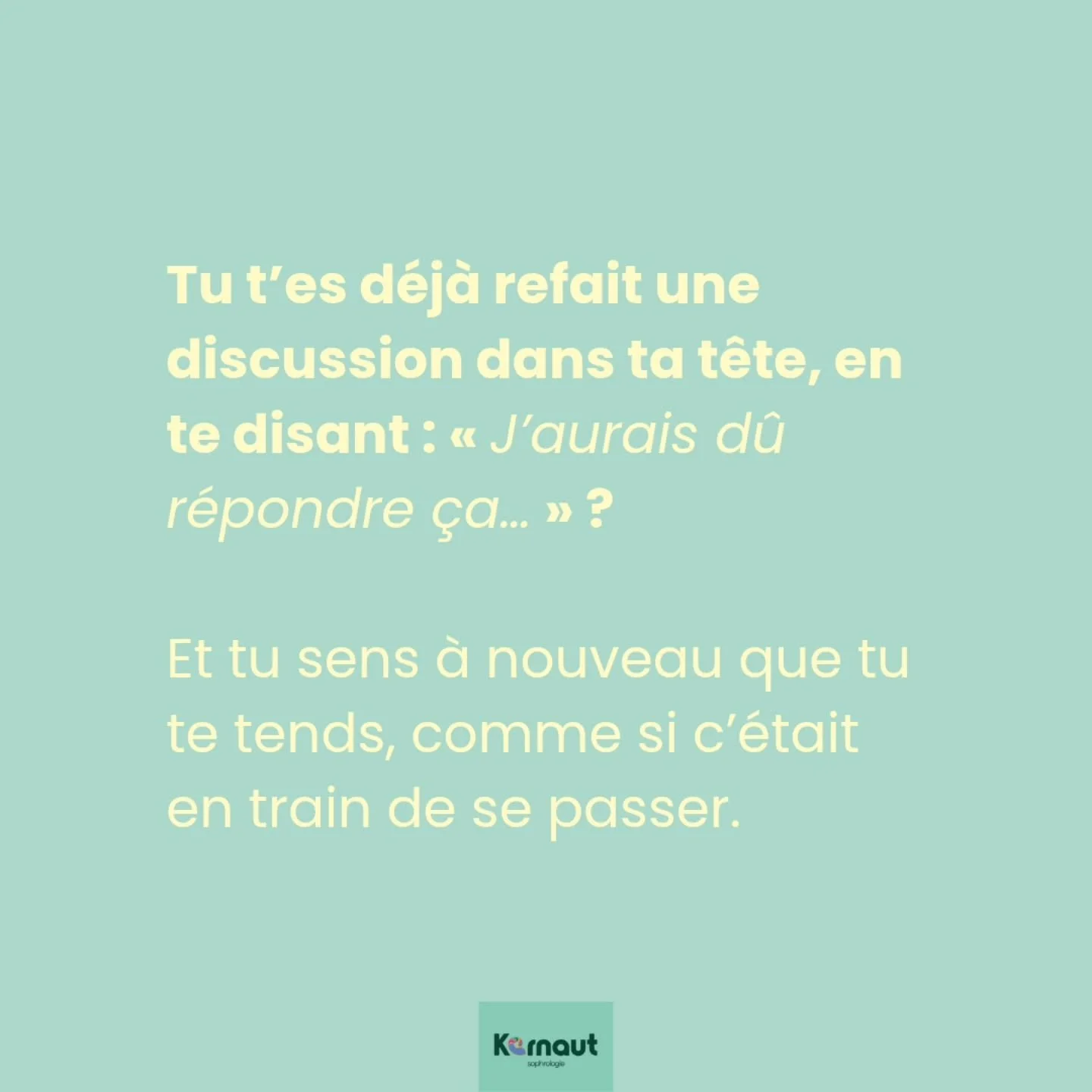 Revivre une sc&egrave;ne dans sa t&ecirc;te, c&rsquo;est surprenant&hellip; mais ton corps le ressent r&eacute;ellement.

Dans ce carrousel, je te montre comment la visualisation consciente peut :
- calmer ton corps,
- renforcer ta confiance,
- pr&ea