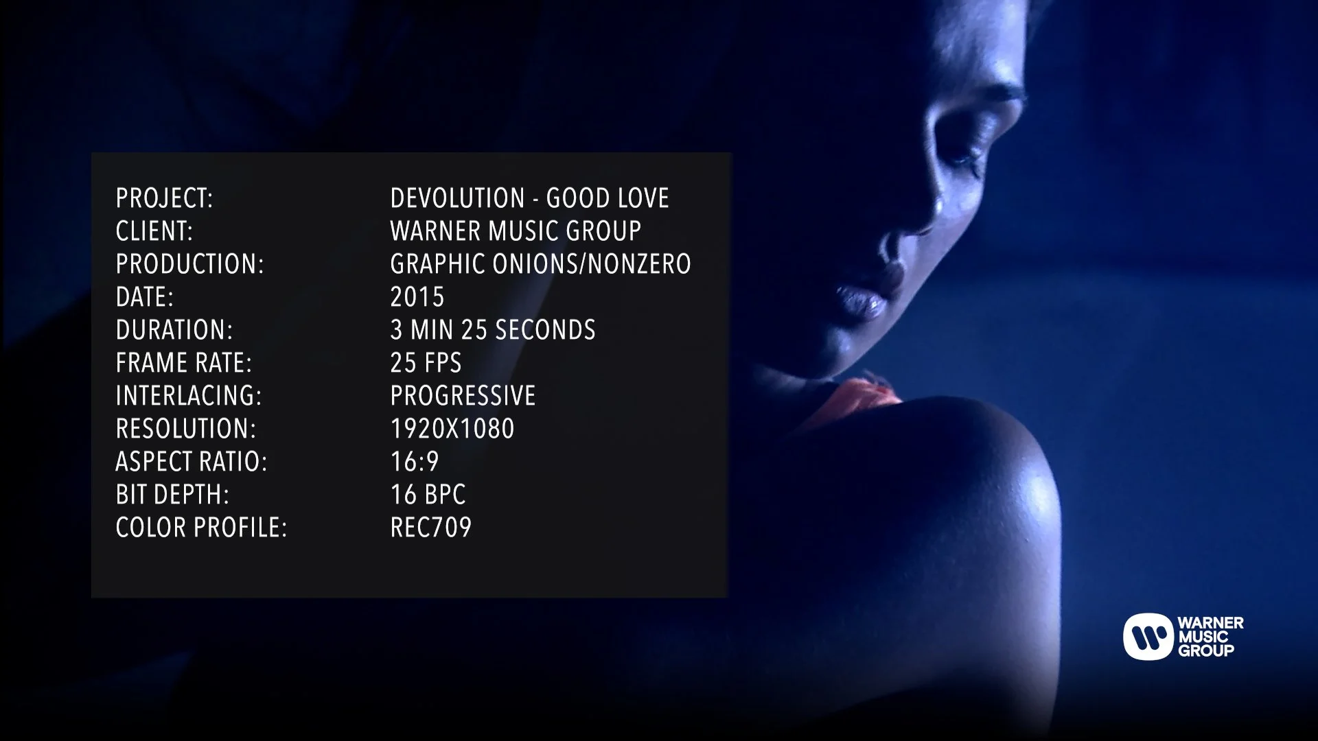 Good love music video created for Warner Music UK Ltd. Directed by Jess Gorick and DOP Sarah Cresswell. Jim was  first camera operator and also took on the role of lead editor, with post-production handled by Graphic Onions.