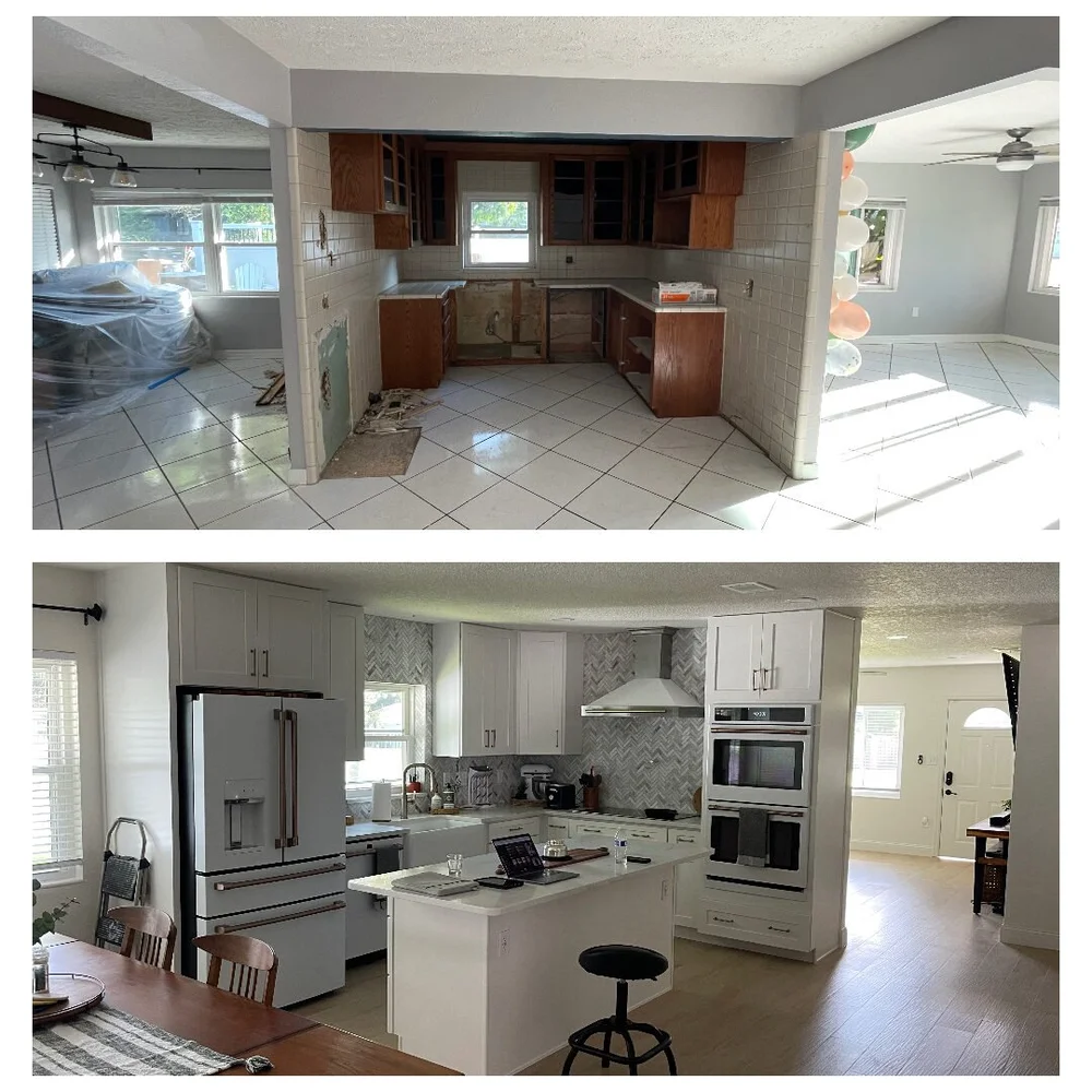 Renovated kitchen