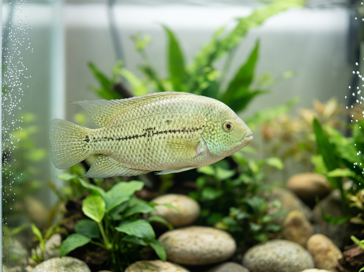 Karakteristik habitat dan panduan manajemen pemeliharaan ikan Vieja bifasciata