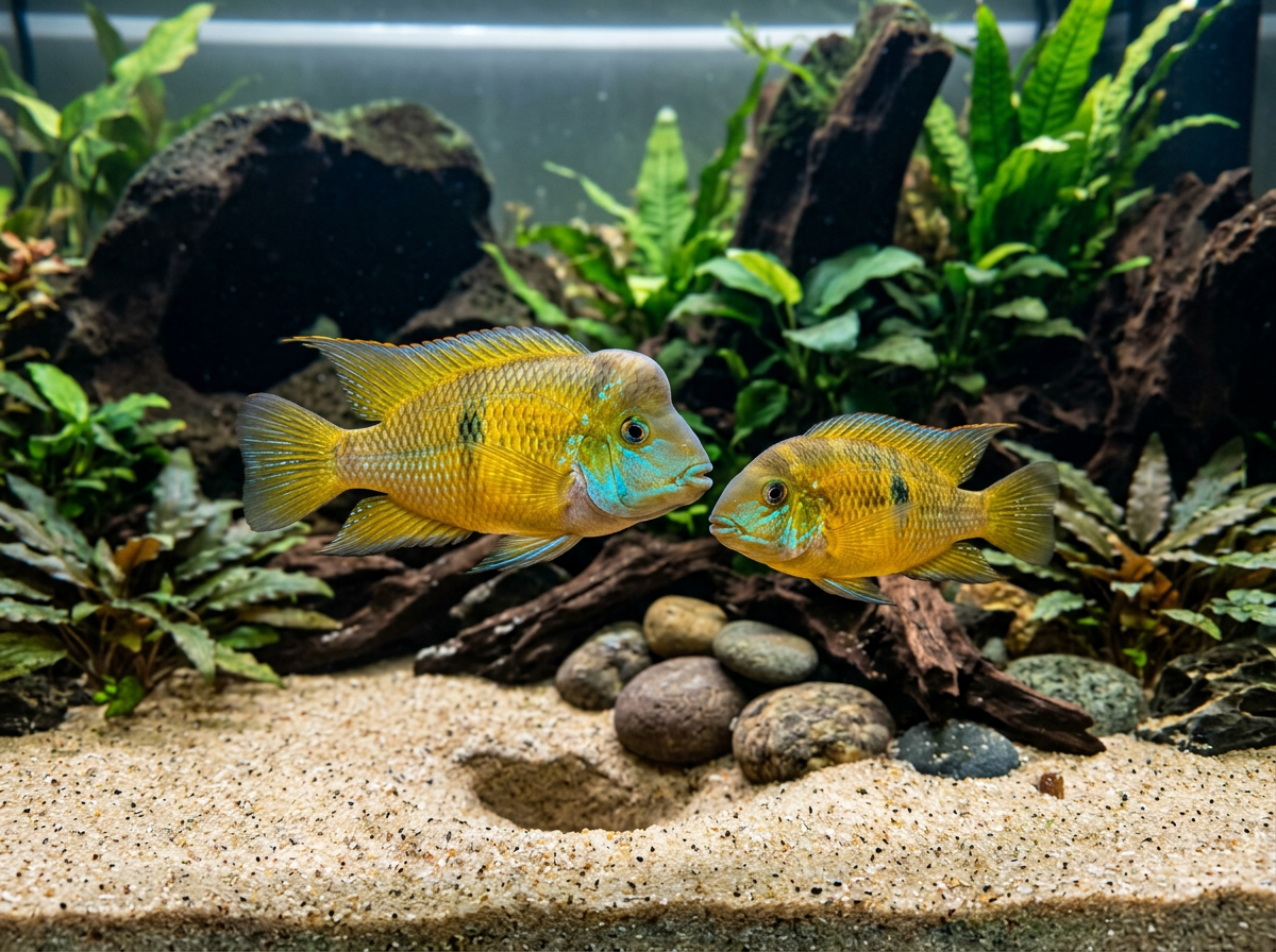 Meet the Nicaraguan Cichlid: The Stunning, Semi-Aggressive "Señorita" of the Aquarium World