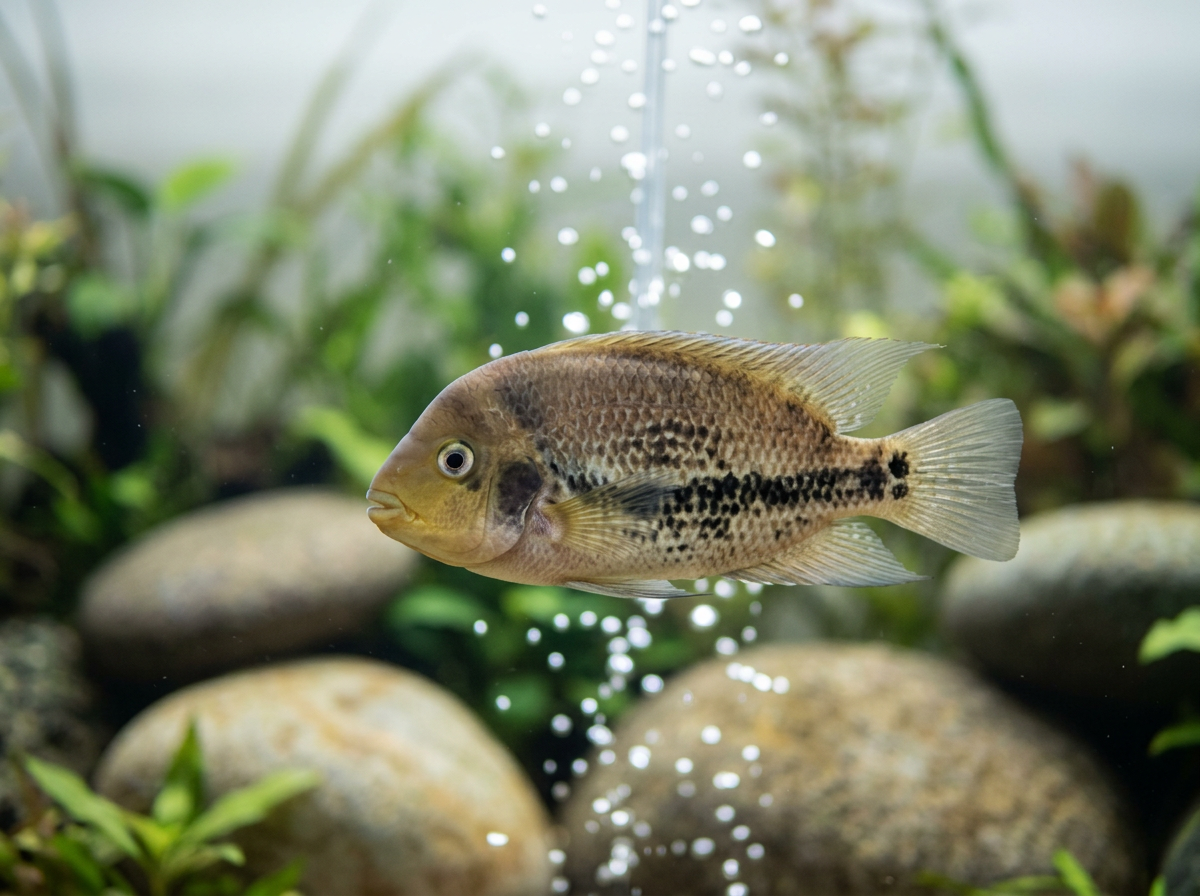 Habitat hidup ikan Vieja guttulata