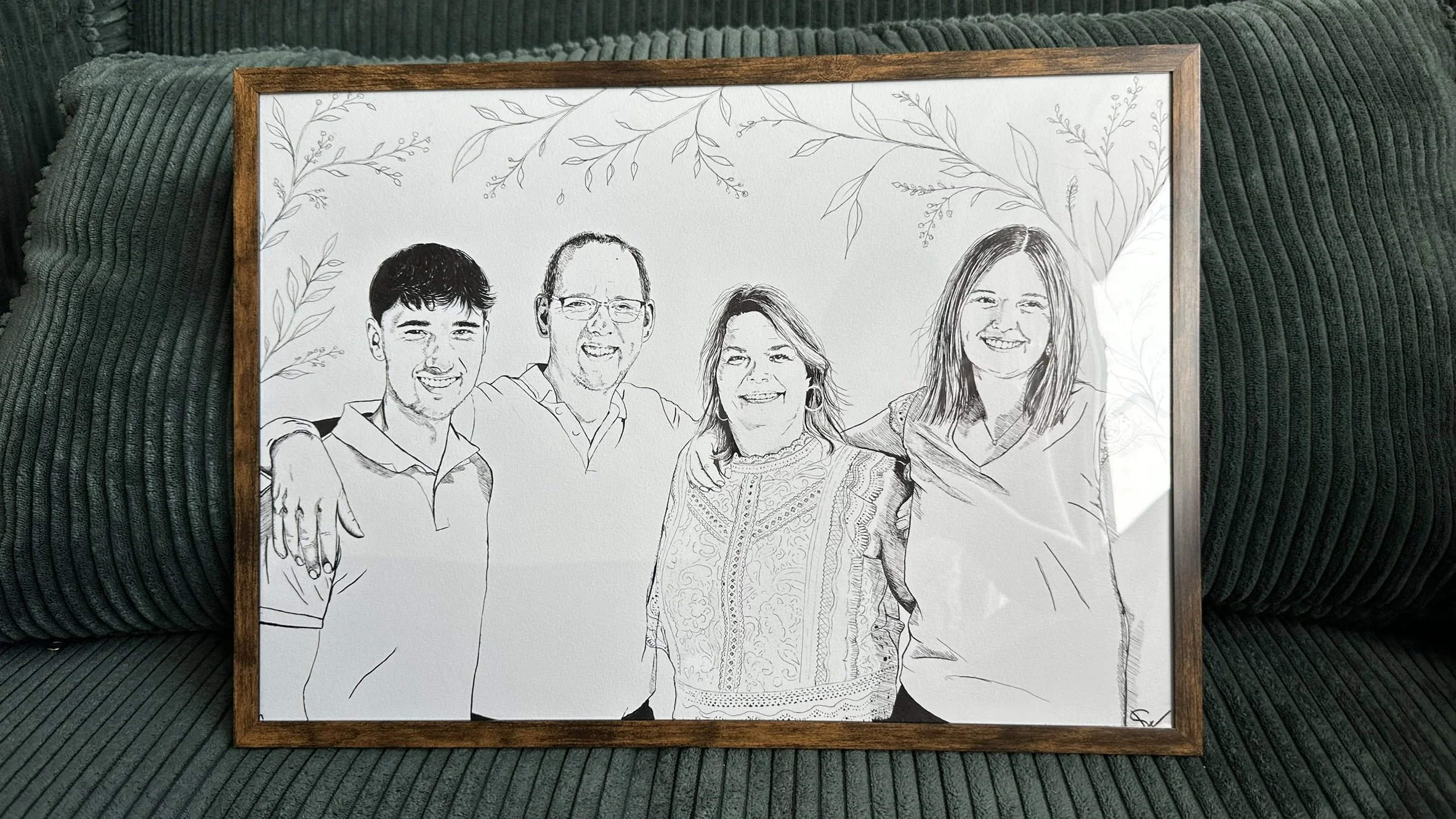 Encre de chine et crayon noir