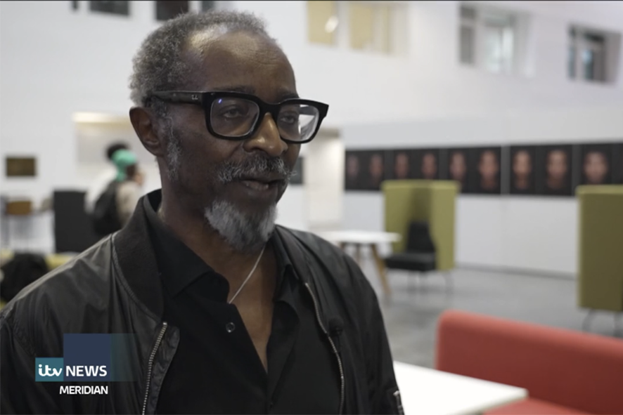  We received excellent coverage from ITV Meridian at the university. 
