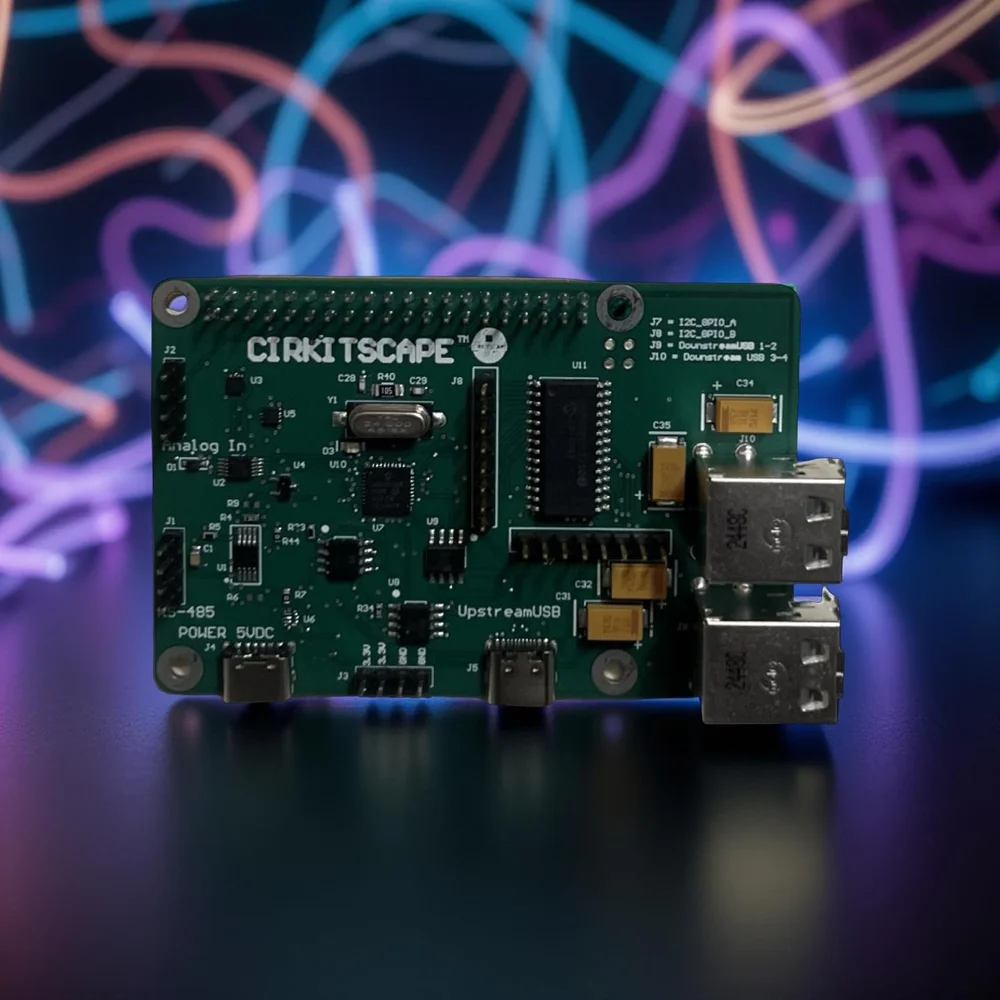 CirkitScape circuit board for electronics prototyping