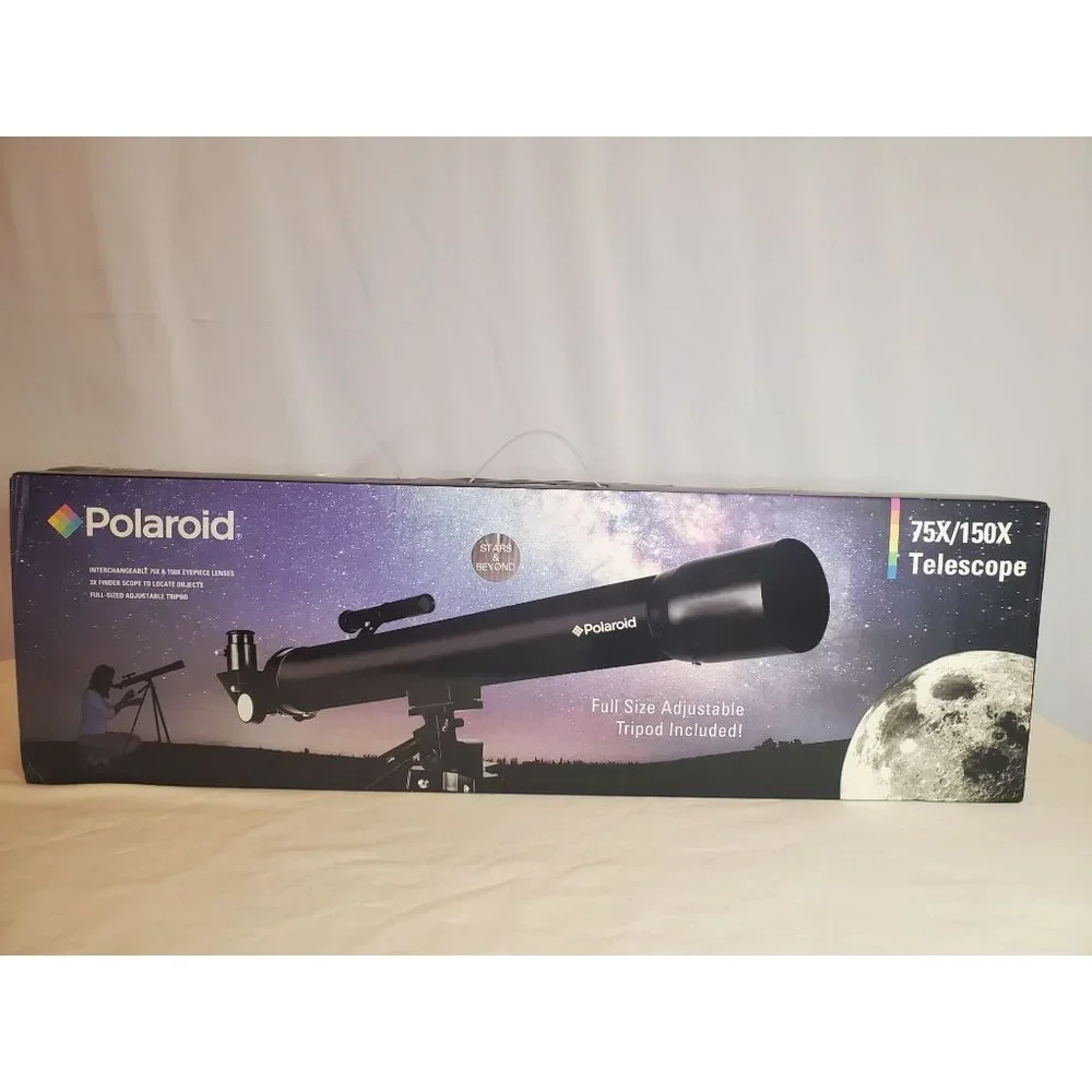 New 75X/150X Telescope Tripod Included