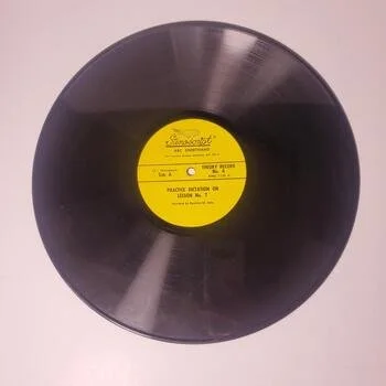 Vintage Stenoscript ABC 12" Vinyl Record Single 33 1/3 RPM Untested