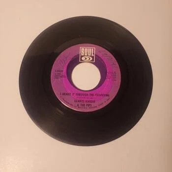 Vintage Gladys Knight & The Pips 7" Vinyl Record Single 45 RPM Soul Untested
