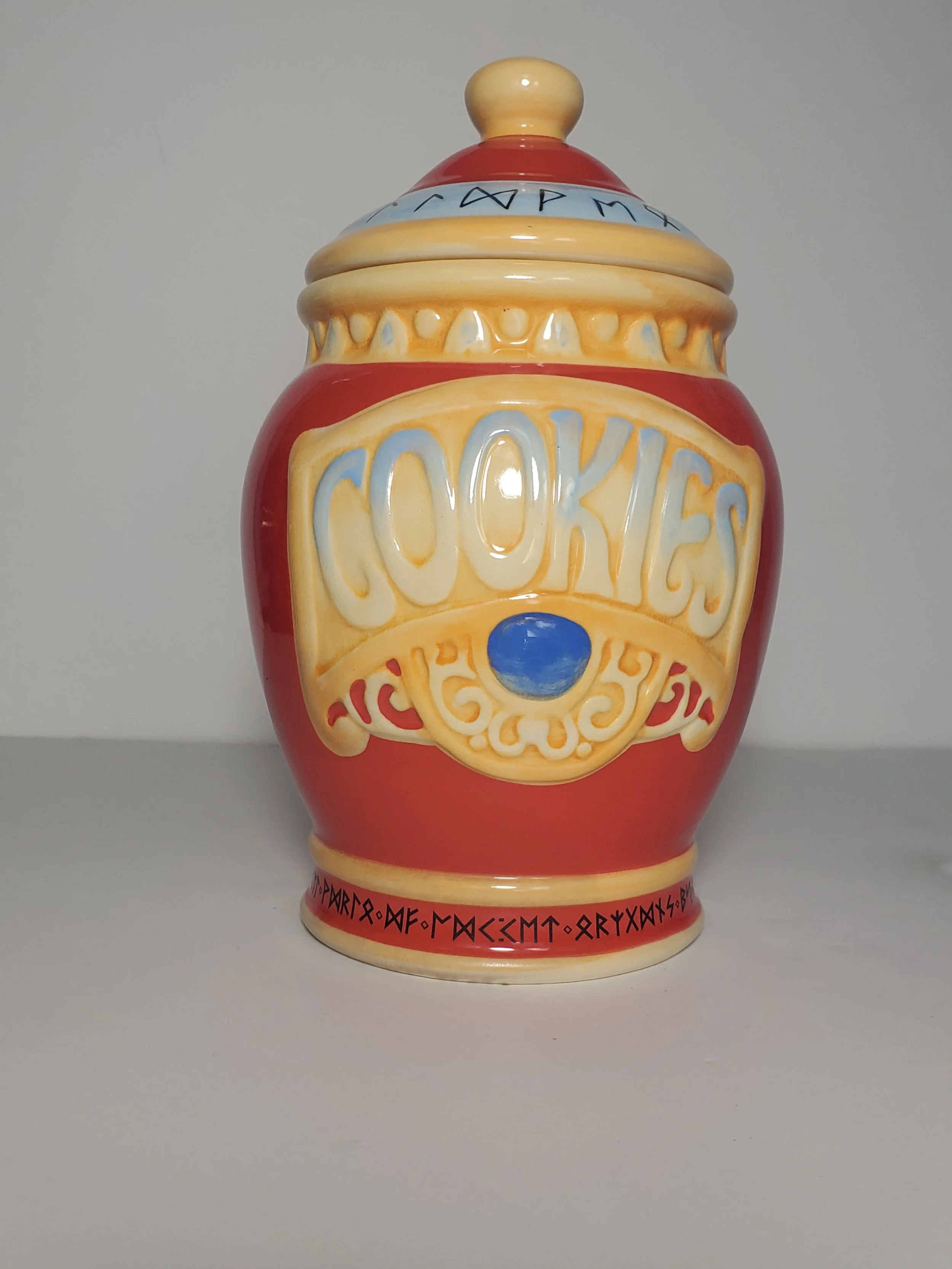 Vintage Whimsical World Of Pocket Dragons Cookie Pirate Was Here Cookie Jar