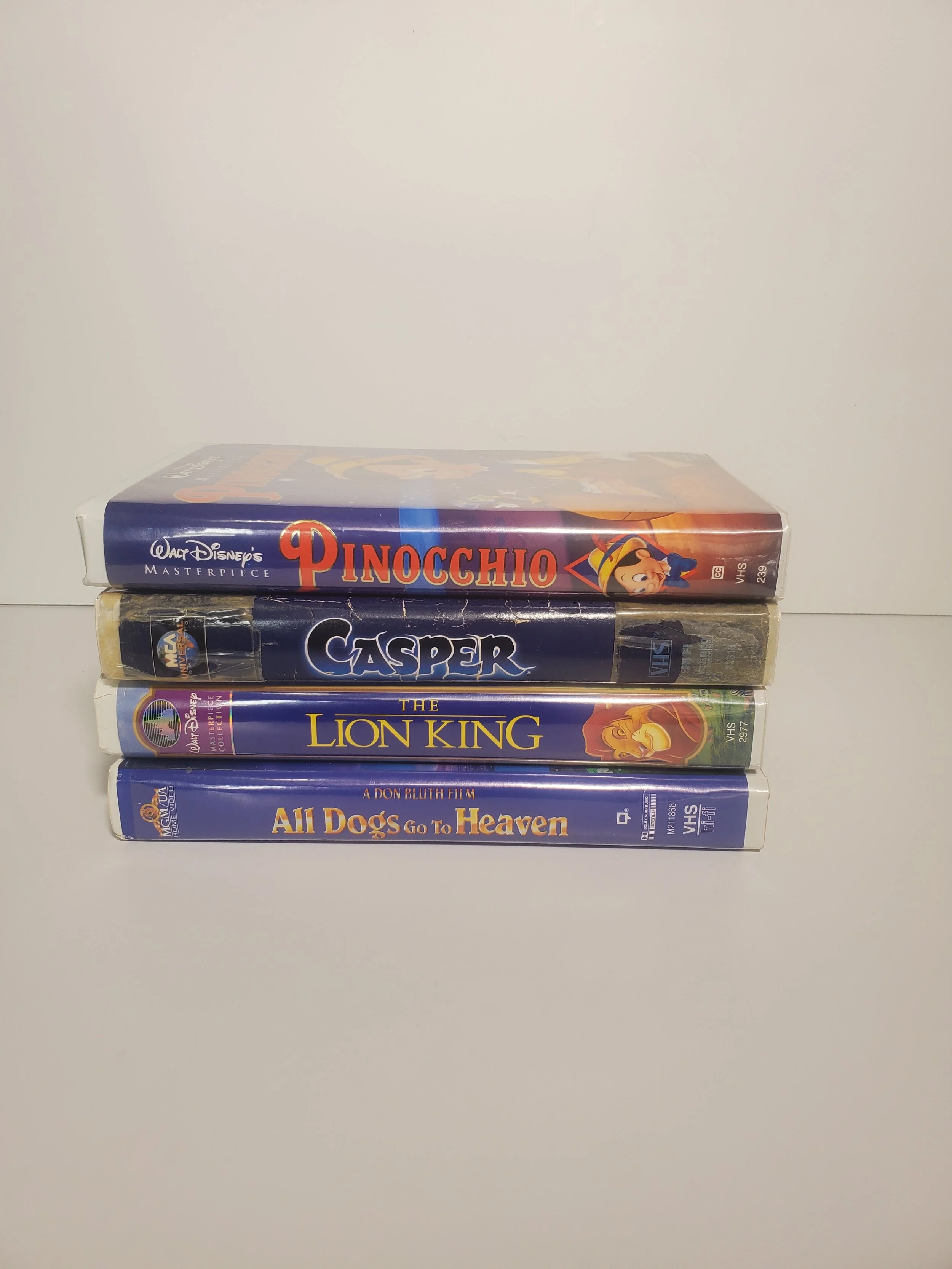 Pre-Owned Lot Of 4 Vintage Early 90's VHS's All Tested