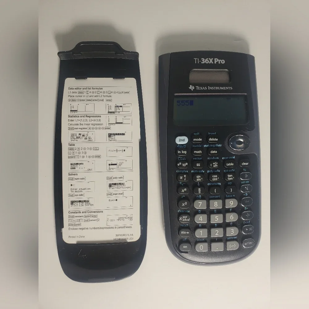 Pre-Owned Black And Grey TI-36X Pro Calculator (Tested)
