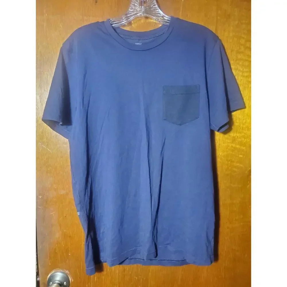 Pre-Owned Men’s Navy Blue Mack Weldon Short Sleeve Top Size Medium