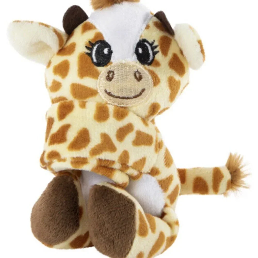 Pre-Owned Snap Bestie Plush Giraffe Slap Bracelet