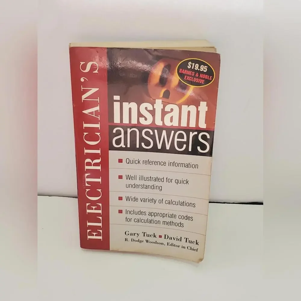 Pre-Owned Electrician's Instant Answers By Gary Tuck & David Tuck Softcover Book