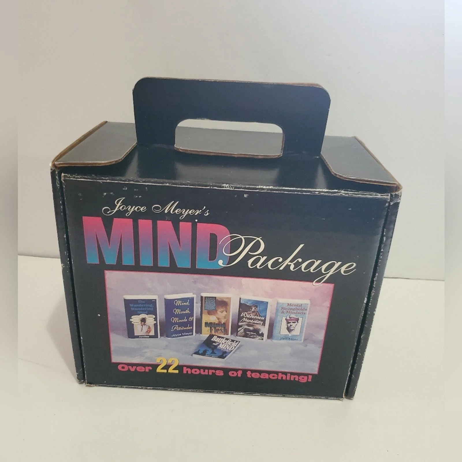 Pre-Owned Lot Of Joyce Meyer's Mind Package VHS And Book Joyce Meyer