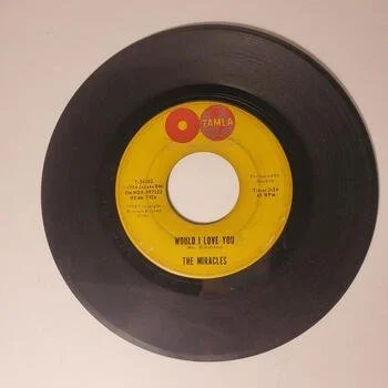 Vintage The Miracles 7" Vinyl Record Single 45 RPM Tamla Untested